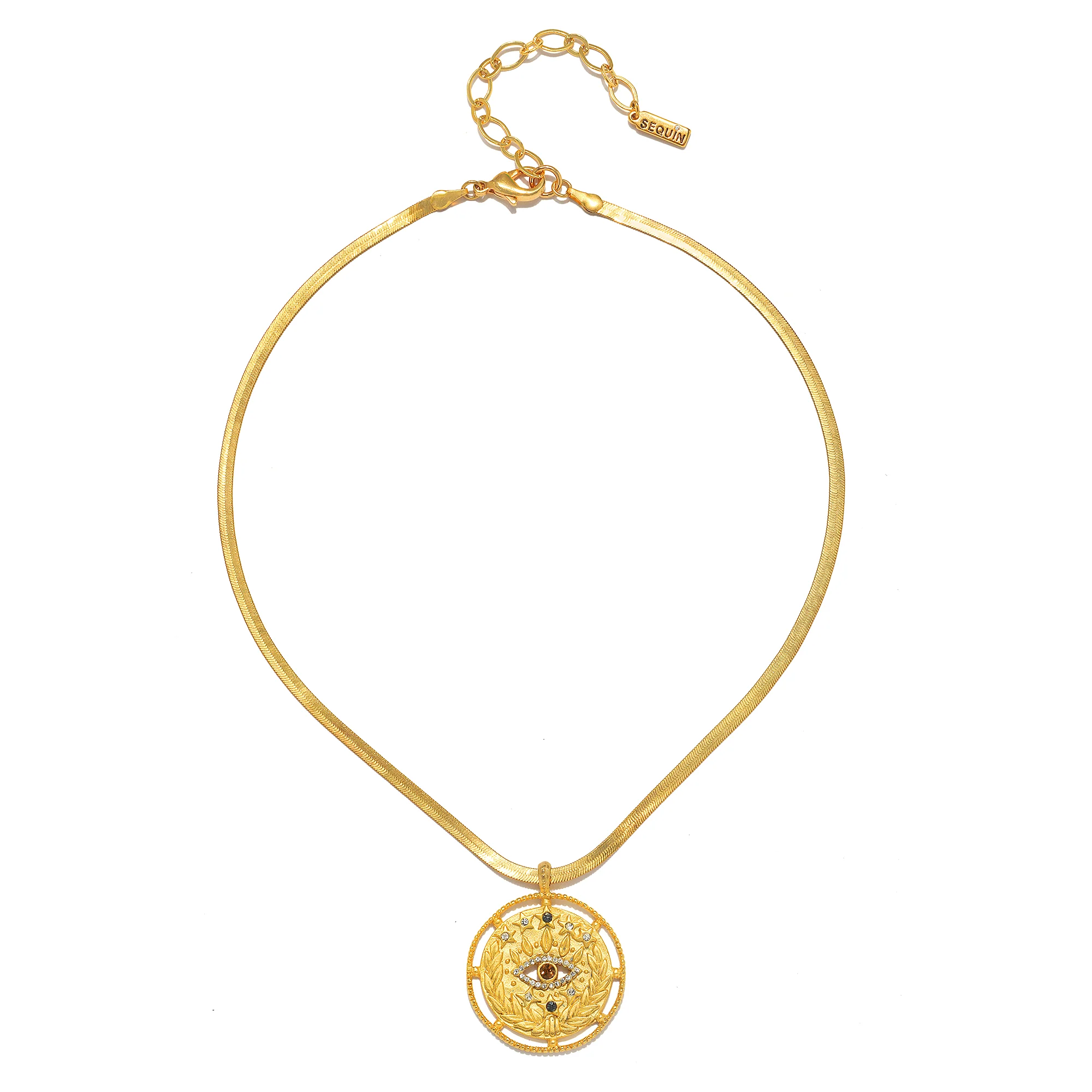 Cleopatra Evil Eye Necklace - Image 3