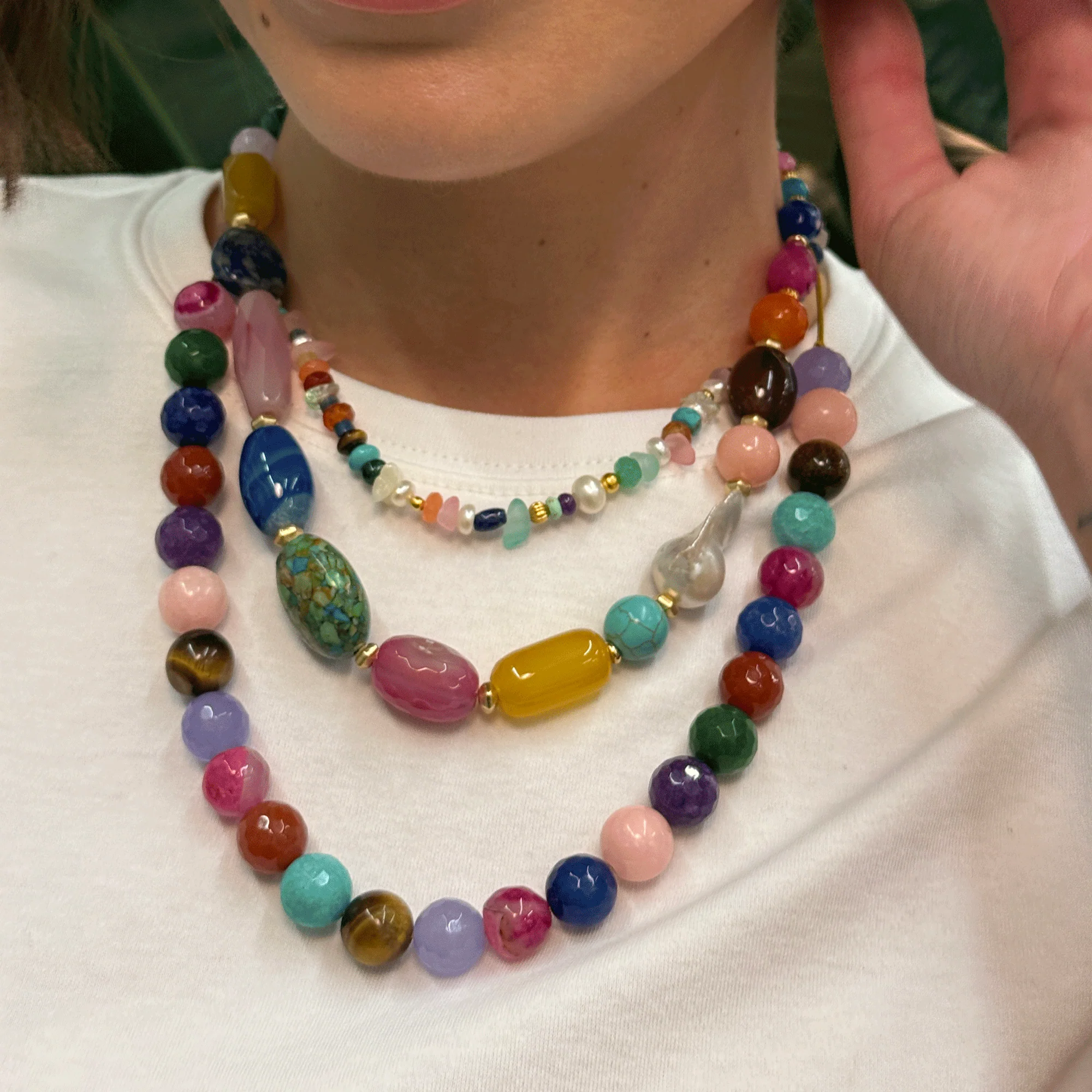 Joie Beaded Necklace - Image 4